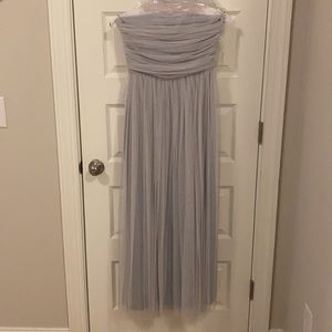 Joanna August strapless bridesmaid dress size 4